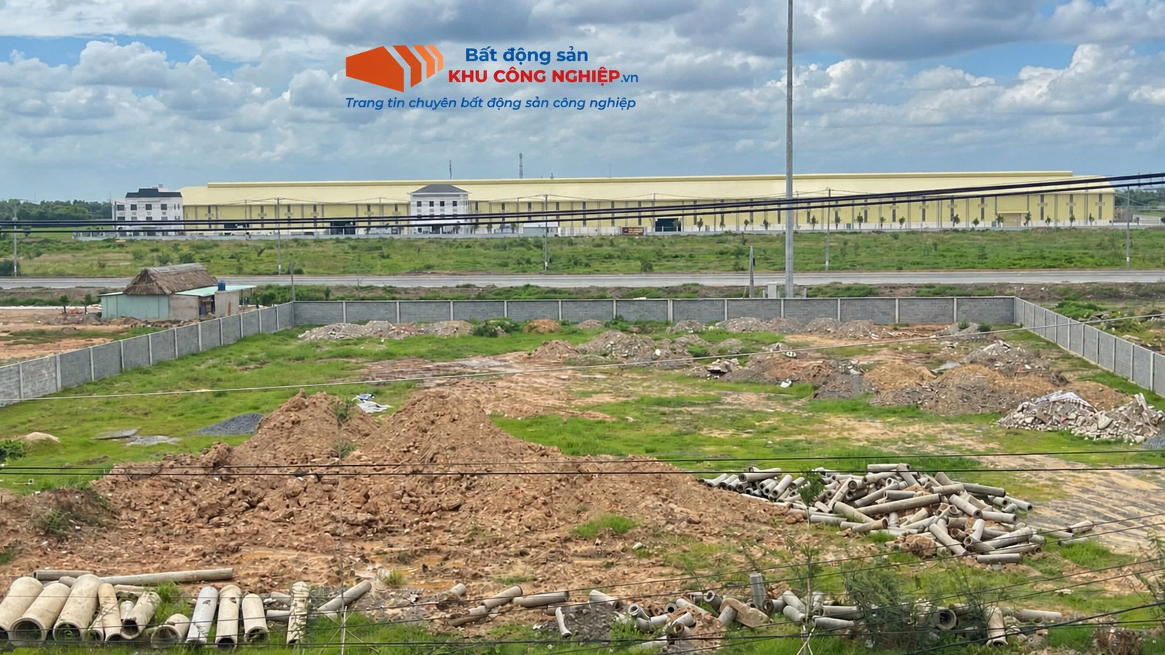 Bán đất nhà xưởng 5463m2 tại KCN Hải Sơn, Đức Hòa, Long An