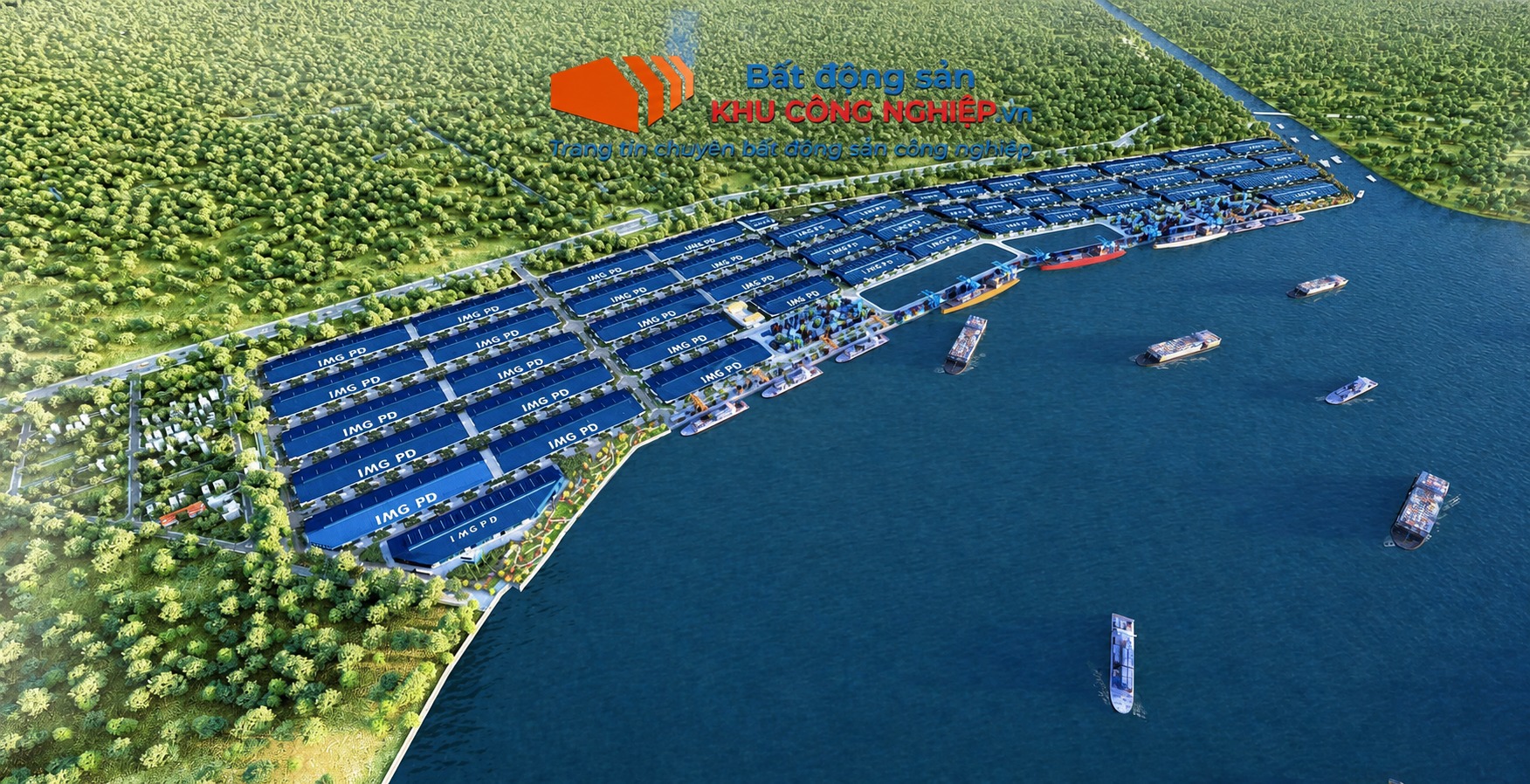 Bán đất nhà xưởng khu công nghiệp cầu cảng phước đông 5 – 10 – 20 hecta