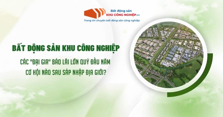 Bất Động Sản Khu Công Nghiệp: Các “Đại Gia” Báo Lãi Lớn Quý Đầu Năm – Cơ Hội Nào Sau Sáp Nhập Địa Giới?
