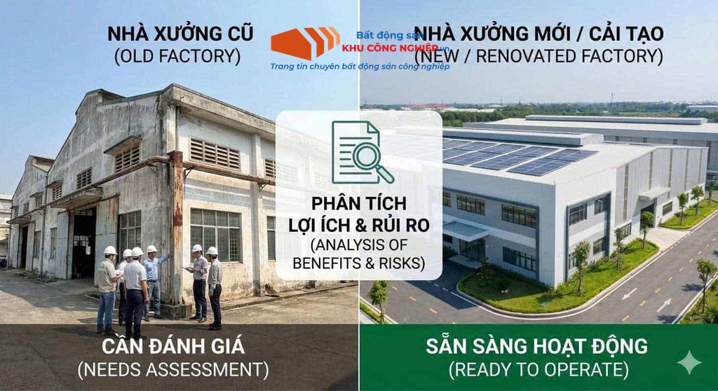 I. Tổng quan về nhu cầu mua nhà xưởng đã qua sử dụng