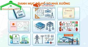 Danh mục bộ hồ sơ nhà xưởng bao gồm những gì?