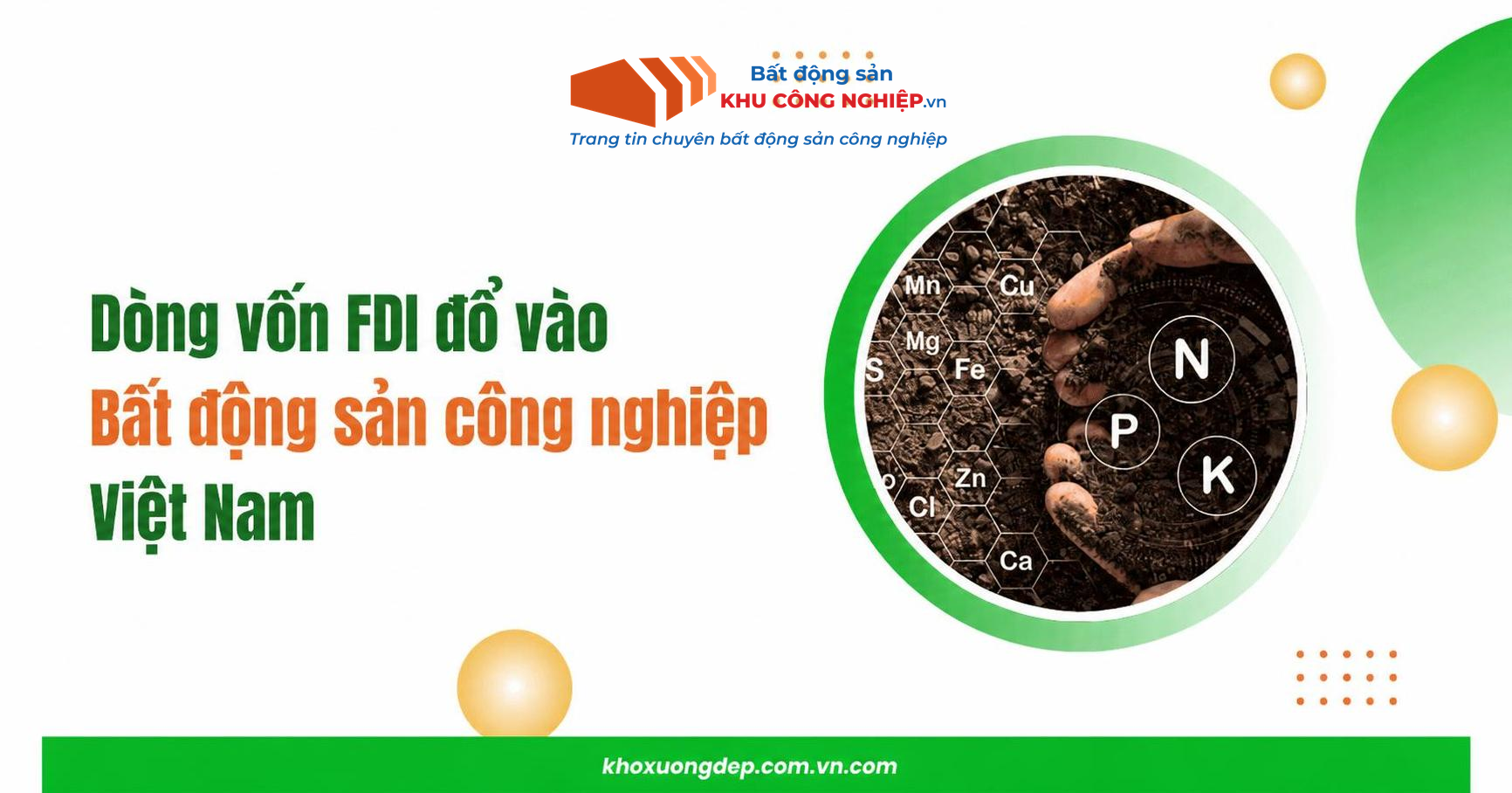 Dòng vốn FDI đổ vào bất động sản công nghiệp Việt Nam
