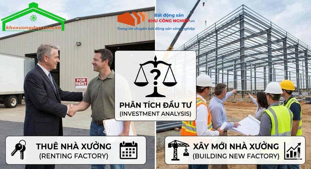 Khi nào nên xây mới nhà xưởng thay vì thuê?