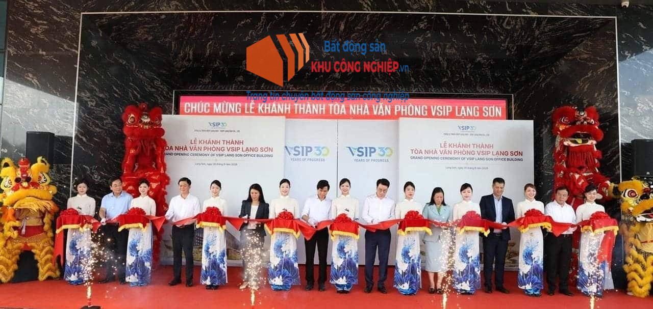 Lễ khánh thành Tòa nhà Văn phòng điều hành Khu công nghiệp VSIP Lạng Sơn