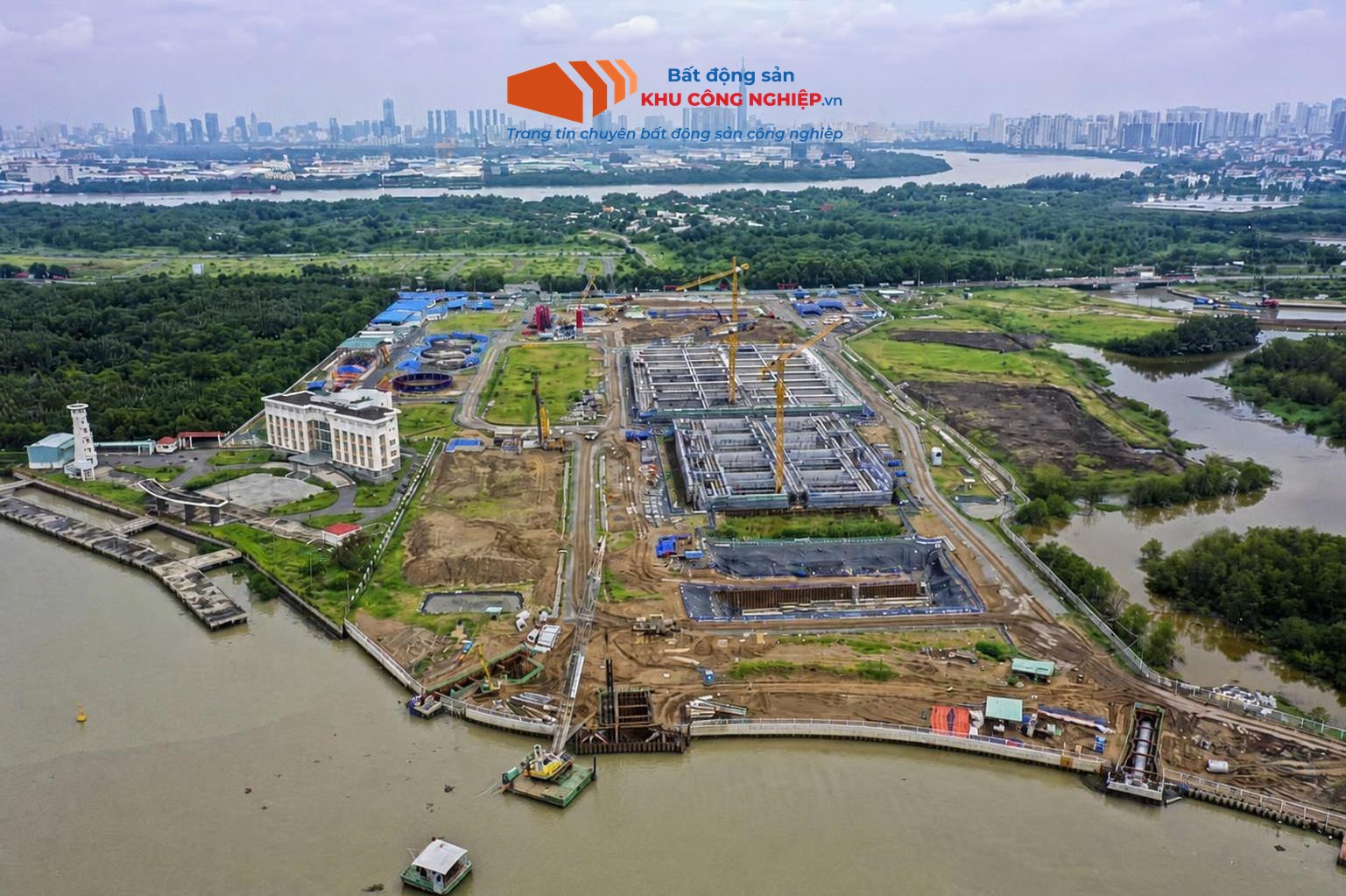 Nhà máy xử lý nước thải 6.000 tỷ đồng, lớn nhất Đông Nam Á tại TPHCM