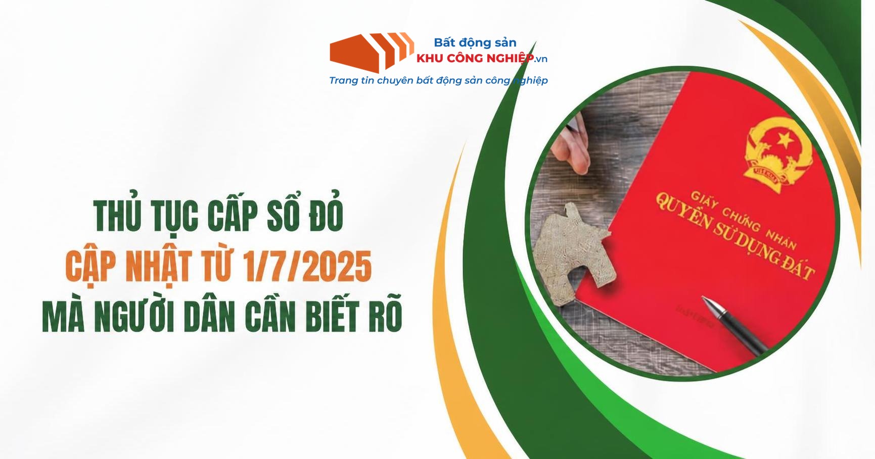 Thủ tục cấp sổ đỏ Cập nhật từ 1/7/2025 mà người dân cần biết rõ