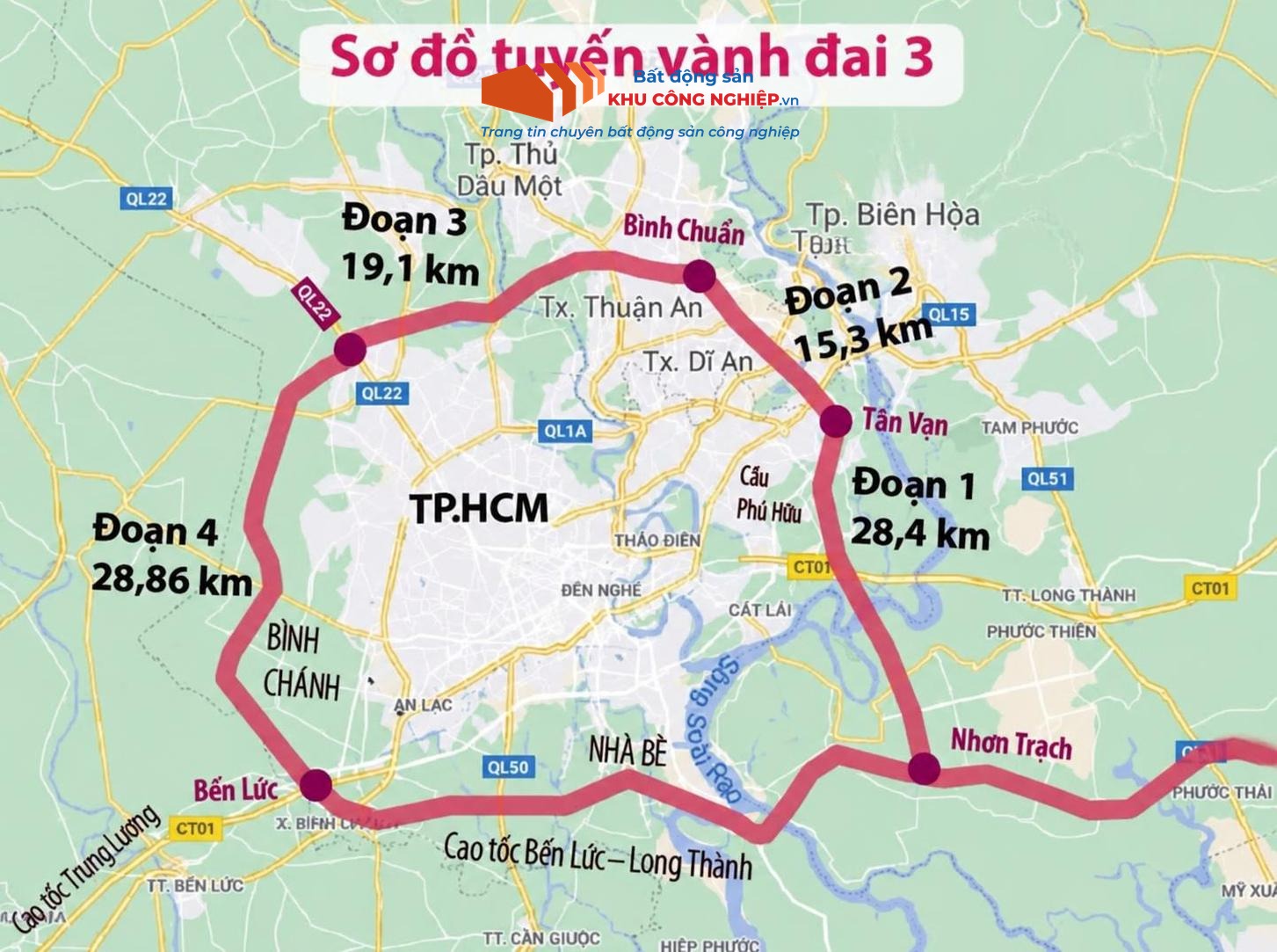 Tuyến đường tỷ đô TP.HCM – Long An hoàn thành, giảm kẹt xe