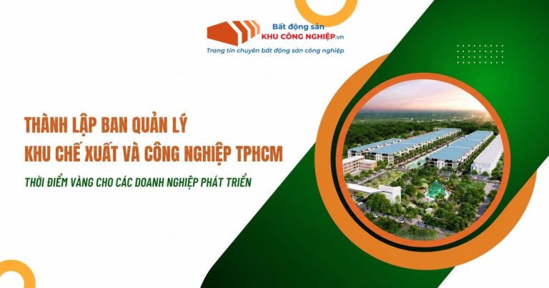 Thành lập Ban quản lý Khu chế xuất và công nghiệp TPHCM