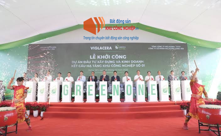 Khởi công khu công nghiệp Green One quy mô 216 ha